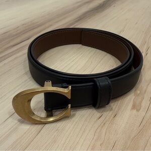Coach Leather Belt
